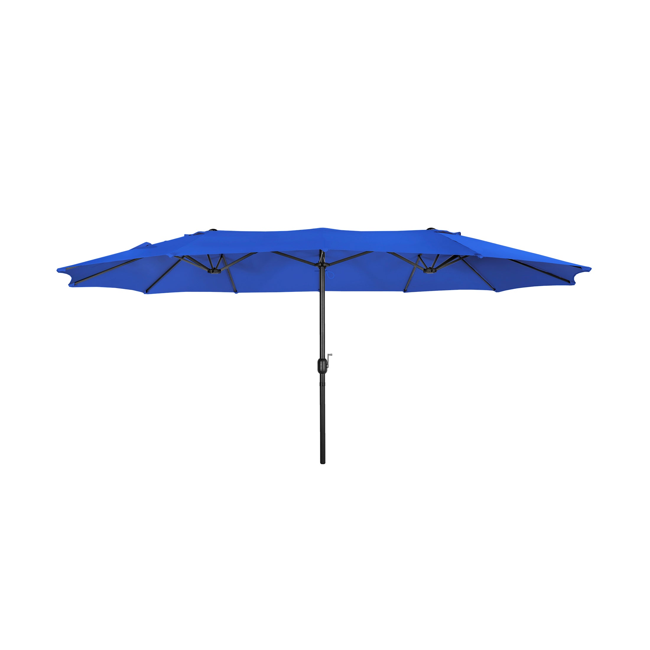 15 x 9 patio umbrella Peru 15 x 9 Ft Double Sided Outdoor Twin Patio Market Table Umbrella – Westin Furniture